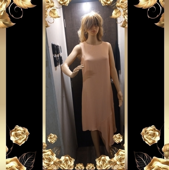 NWOT Nicole Miller Peach Dress - S - Picture 1 of 6
